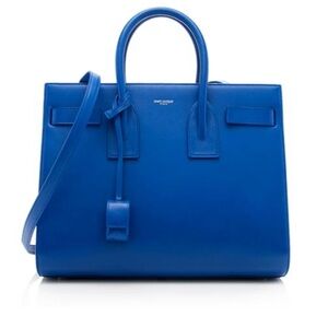 Saint Laurent Small Sac du Jour Blue